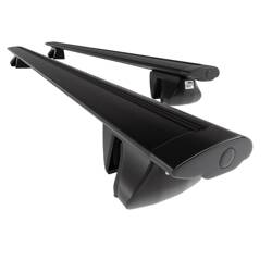 Aluminium roof rack for Citroen Berlingo mk III Van (2019-....) - black - Amos - Alfa - Dynamic - rail roofs