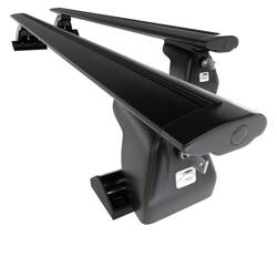 Aluminium roof rack for Dodge Caravan MPV (2001-2007) - black - Amos - D-T - Dynamic - T-track