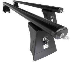 Aluminium roof rack for Ford Galaxy MPV (2001-2005) - black - Amos - β-102 - Aero - attachment points