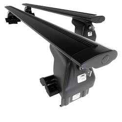 Aluminium roof rack for Toyota Yaris mk I Hatchback (2004-2005) - black - Amos - D-4 - Dynamic - naked roofs