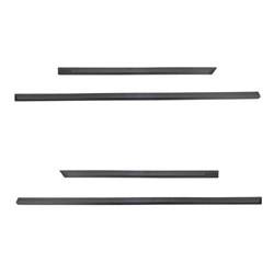 Black side door protector strips for Alfa Romeo 159 Saloon (2005-2011) - Rider