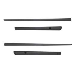 Black side door protector strips for Alfa Romeo 159 Sportwagon (2005-2011) - Rider