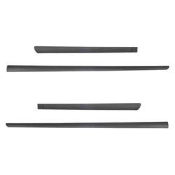 Black side door protector strips for BMW 5 Series E61/E60 Touring, Saloon (2003-2009) - Rider