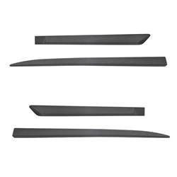 Black side door protector strips for Citroen C4 Hatchback (2011-2017) - Rider