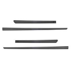 Black side door protector strips for Dacia Logan II Saloon (2012-2020) - Rider