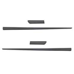 Black side door protector strips for Fiat Punto II Hatchback (3 doors) - (1999-2011) - Rider