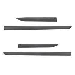 Black side door protector strips for Honda CR-V SUV (2007-2009) - Rider