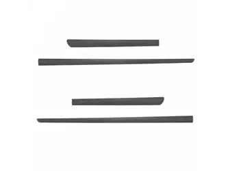 Black side door protector strips for Honda Civic Hatchback (5 doors) - (2012-2016) - Rider