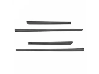 Black side door protector strips for Honda Insight Hatchback (2009-2014) - Rider