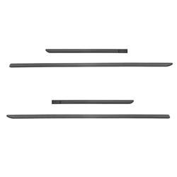 Black side door protector strips for Kia Rio IV Hatchback (2017-....) - Rider