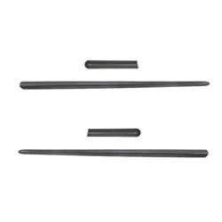 Black side door protector strips for Mini Hatch Cooper S Hatchback (2001-2006) - Rider