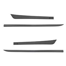 Black side door protector strips for Mitsubishi Space Star Hatchback (2020-....) - Rider