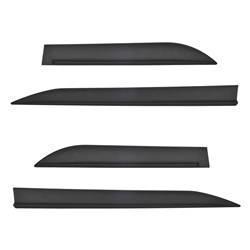 Black side door protector strips for Skoda Kodiaq SUV (2016-....) - Rider