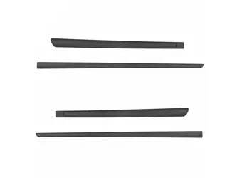 Black side door protector strips for Toyota Camry Saloon (2006-2011) - Rider