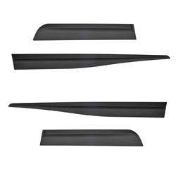 Black side door protector strips for Toyota Yaris III, III FL Hatchback (5 doors) - (2011-2019) - (długość listew: 5 doorsmm; F-60mm) - Rider