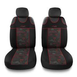 T-shirt seat covers for Audi A3 8L, 8P, 8V (1996-2019) - Auto-Dekor - Stylus 1+1 - red