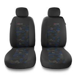 Universal fit car front seat covers for Alfa Romeo 146 (1994-2001) - Auto-Dekor - Elegance 1+1 - blue