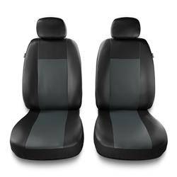 Universal fit car front seat covers for Citroen C5 I, II (2000-2017) - Auto-Dekor - Comfort 1+1 - grey