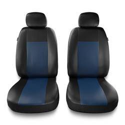 Universal fit car front seat covers for Nissan Qashqai I, II (2007-2019) - Auto-Dekor - Comfort 1+1 - blue