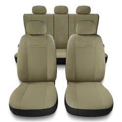 Universal fit car seat covers for BMW 2 Series F22, F45 (2013-2019) - Auto-Dekor - Prestige - beige