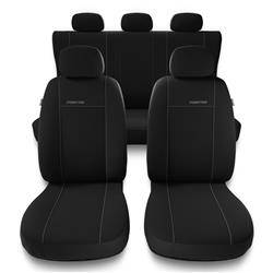 Universal fit car seat covers for Citroen C5 I, II (2000-2017) - Auto-Dekor - Prestige - black