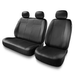 Universal fit car seat covers for Citroen Jumpy I, II (1994-2016) - Auto-Dekor - Comfort 2+1 - black