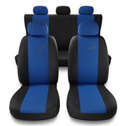 Universal fit car seat covers for Dacia Logan I, II (2004-2019) - Auto-Dekor - XR - blue