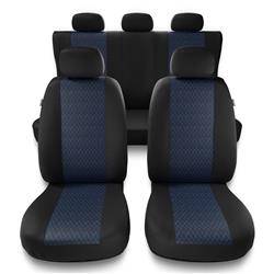 Universal fit car seat covers for Fiat Sedici (2006-2014) - Auto-Dekor - Profi - blue