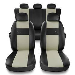 Universal fit car seat covers for Honda Accord V, VI, VII, VIII (1993-2016) - Auto-Dekor - X-Line - beige