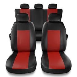 Universal fit car seat covers for Volkswagen Amarok (2010-2019) - Auto-Dekor - Comfort - red