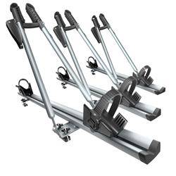 3x Bike roof rack, Bike carrier with a key lock and an aluminium bar - TOUR - Amos