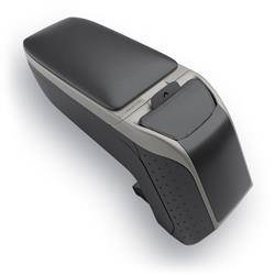 Armrest for Nissan Juke (2011-2019) - Rati - Armster 2 - silver - only for cars without heated seats