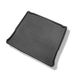 Boot mat for Renault Trafic III Van (09.2014-....) - Aristar - Guardliner - long version; passenger version (Combi/Tour); behind the 3rd row seats; seats not sliding, fixed on hooks