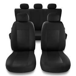 Universal fit car seat covers for BMW 2 Series F22, F45 (2013-2019) - Auto-Dekor - Modern - MC-1 (black)