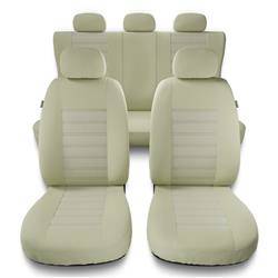 Universal fit car seat covers for BMW 2 Series F22, F45 (2013-2019) - Auto-Dekor - Modern - MG-3 (beige)