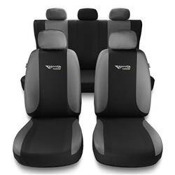 Universal fit car seat covers for BMW 2 Series F22, F45 (2013-2019) - Auto-Dekor - Tuning - silver