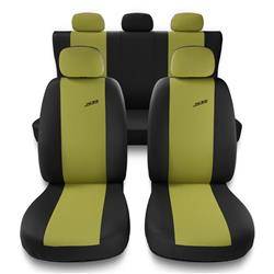 Universal fit car seat covers for BMW 2 Series F22, F45 (2013-2019) - Auto-Dekor - XR - yellow