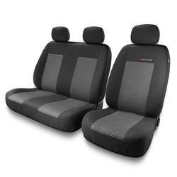 Universal fit car seat covers for Fiat Ducato I, II, III, IV (1981-2019) - Auto-Dekor - Elegance 2+1 - P-2