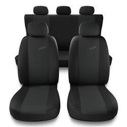 Universal fit car seat covers for Nissan Juke (2010-2019) - Auto-Dekor - XR - dark grey