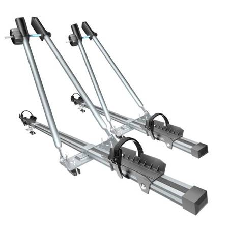 2x Bike roof rack, Bike carrier with a key lock and an aluminium bar - Amos