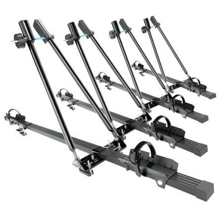 4x Bike roof rack, Bike carrier with a steel bar - Amos