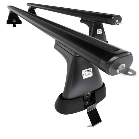 Aluminium roof rack for Audi A3 8V Sportback (2013-2020) - black - Amos - K-T - Aero - naked roofs