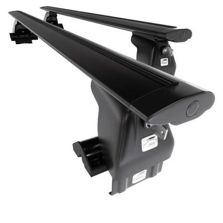 Aluminium roof rack for Ford Focus mk I Estate (1998-2004) - black - Amos - D-4 - Dynamic - naked roofs