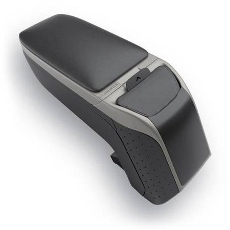 Armrest for Renault Captur II (2019-....) - Rati - Armster 2 - silver - for left-hand drive cars (LHD) only