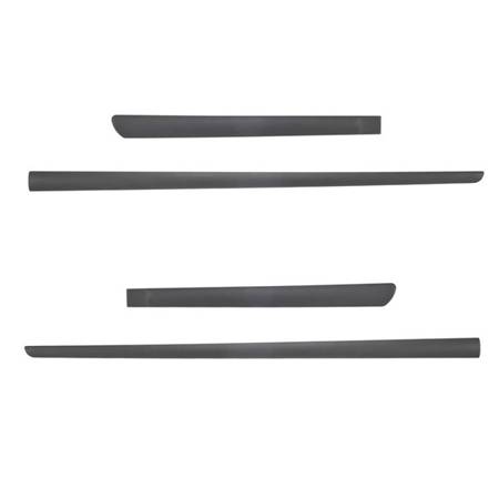 Black side door protector strips for Alfa Romeo 147 Hatchback (2000-2010) - (długość listew: 980mm; 645mm) - Rider