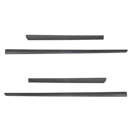 Black side door protector strips for BMW 5 Series E61/E60 Touring, Saloon (2003-2009) - Rider