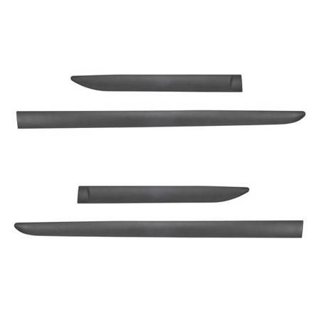 Black side door protector strips for Honda CR-V SUV (2007-2009) - Rider