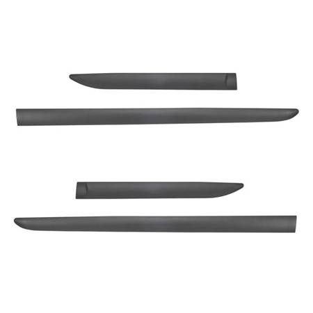 Black side door protector strips for Honda City Saloon (2002-2008) - Rider