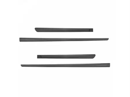 Black side door protector strips for Honda Insight Hatchback (2009-2014) - Rider