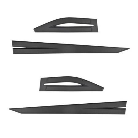 Black side door protector strips for Suzuki Across SUV (2020-....) - Rider